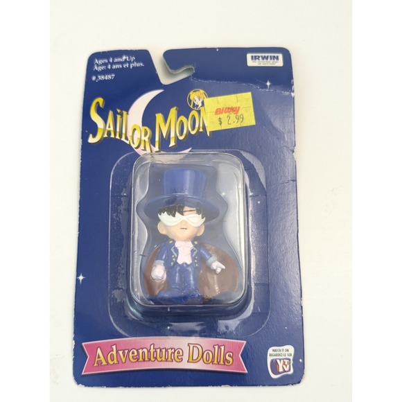 Other - 1996 IRWIN Sailor Moon Adventure Dolls 2" Tuxedo Mask Figurine Mini Figure Toy